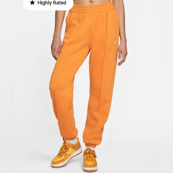 Nike sportswear essential collection fleece womens jogger orange - Picture 4 of 4